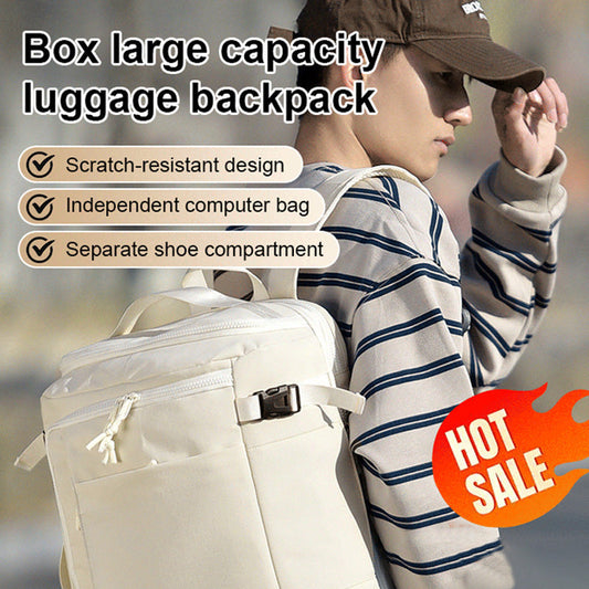 Box-Style Large Capacity Luggage Backpack🎒