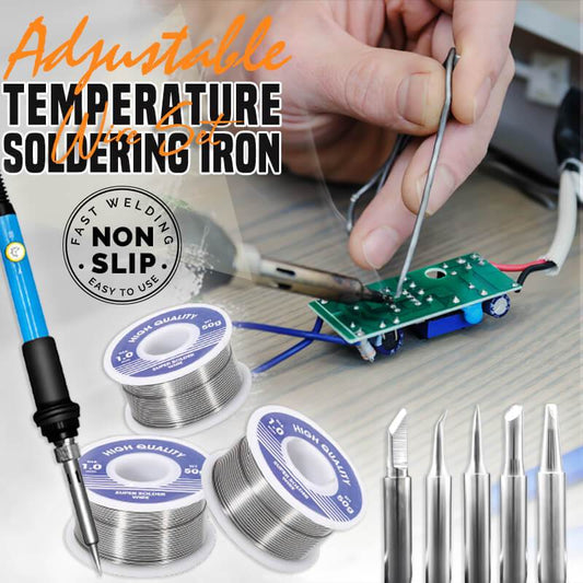🔥🔥  Ensemble de fil de fer d'étain soudé à température réglable
