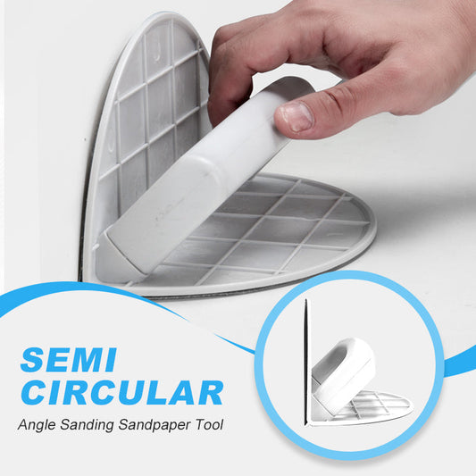 🏆50% de réduction pour une durée limitée✨Outil de Ponçage Multifonctionnel Semi-Circulaire avec Papier Abrasif⚙️