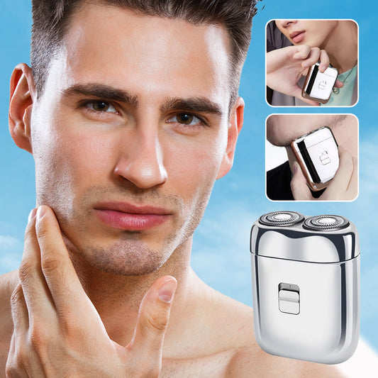 🔥😍😍 Rasoir électrique portable à deux têtes pour hommes