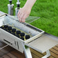 🔥🔥⏳ Limite de production de 66% 🎁 Gril extérieur pliable en acier inoxydable