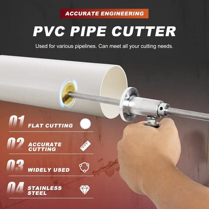📢📢50 % DE RÉDUCTION !! ⏰ Coupe-tubes intérieur PVC – 18 cm, réglable & multi-matériaux – Coupe propre dans les espaces restreints – idéal pour plomberie ou bricolage 🔧