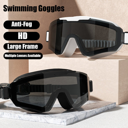 📢📢50 % DE RÉDUCTION !! ⏰Lunettes de natation grand cadre HD antibuée