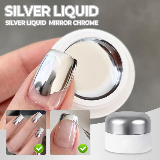 🔥 Acheter 2 Obtenez 3 Gratuit 💅 Gel d'ongles chromé miroir liquide argent dans la boîte