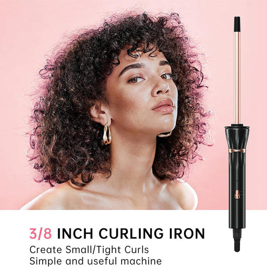 Bigoudi ultra fin en laine bouclée de 3/8 po