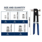 💥💥Ensemble d'outils manuels robustes pour écrous à rivets 