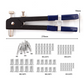 💥💥Ensemble d'outils manuels robustes pour écrous à rivets 