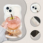 📢✨Coque de Téléphone Transparente avec Motif Pomme pour iPhone 🍏📱 - Protection Élégante et Fun!