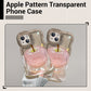 📢✨Coque de Téléphone Transparente avec Motif Pomme pour iPhone 🍏📱 - Protection Élégante et Fun!
