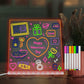 🖼️🎨✨Illuminated LED Message Writing Board