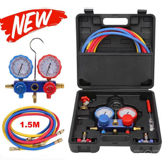 ✨✨🧰 3 voies R134 / R22 / R410 jauges AC