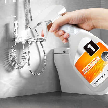✨Achetez 3 pour une durée limitée obtenez 2 gratuit✨Spray de nettoyage de salle de bain multifonctionnel anti-tache parfumé de citron