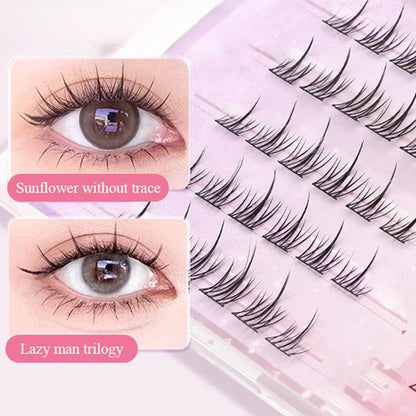 🌸🌸Faux cils réalistes sans colle et étanches