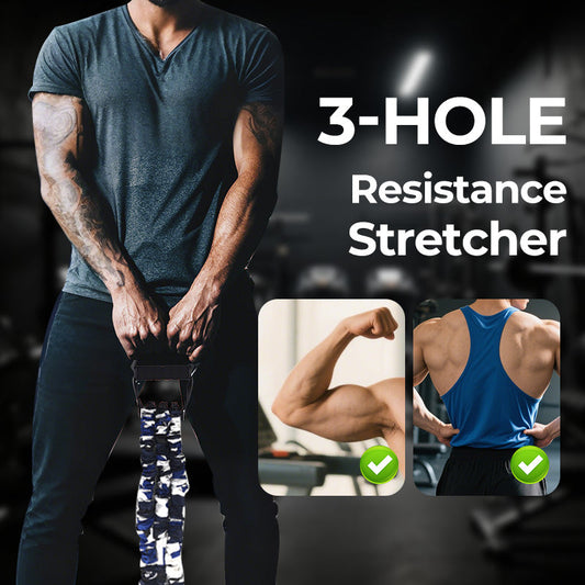 📢Réduction directe de 50% pour une durée limitée💪Stretcher de résistance à 3 trous en latex naturel