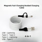 ⏳ Acheter 1 obtenir 1 gratuit ⏰ Câble de charge tressé magnétique à charge rapide multi-compatibilité