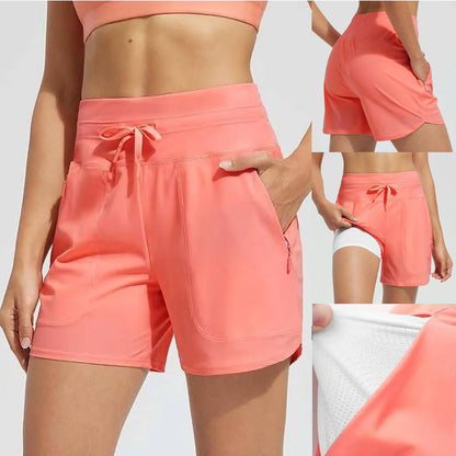 🌞Soldes d'été 63 % de réduction🩳Short de bain taille haute à séchage rapide