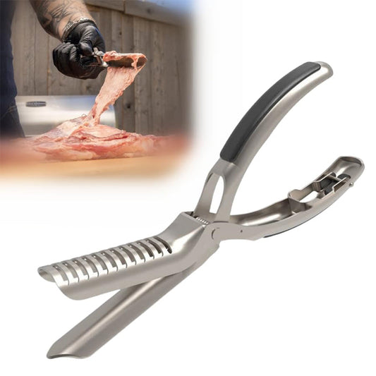 🏆Demi - prix à durée limitée✨🥩 Barbecue en acier inoxydable Rib Skinner