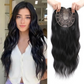 🌸50% de réduction pour une durée limitée👧 Wavy Clip-In Hair Topper avec Bangs pour l'amincissement des cheveux