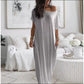 📢📢50 % de réduction !! ⏰Robe Longue Ample & Décontractée – Confort Absolu au Quotidien 🌿👗【Offre Limitée】