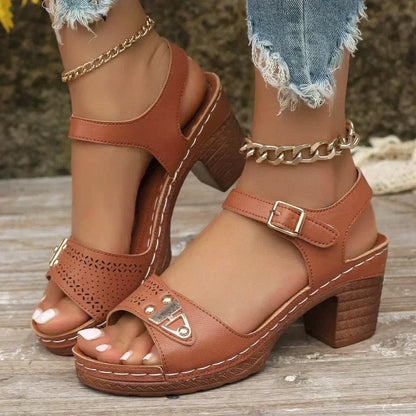 📢📢40 % DE RÉDUCTION !! ⏰👠Sandales à talons hauts pour femmes