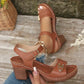 📢📢40 % DE RÉDUCTION !! ⏰👠Sandales à talons hauts pour femmes