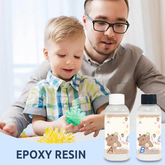 ✨🎨 Epoxy Resin AB Glue - Adhésif goutte à goutte transparent, Créativité illimitée !