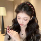 📢✨🆘Acheter 1 cheval droit obtenez un ensemble de 5 anneaux de cheveux!   🌸Serre - tête vintage en perles artificielles🫧