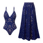 🩱Durée limitée -50 %💥Maillot de bain une pièce sexy pour femme avec jupe longue assortie