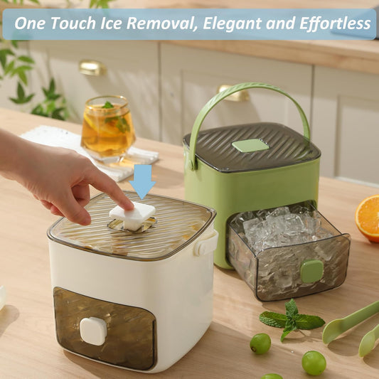 📢65% de réduction pour une durée limitée❄️🧊Machine à Glaçons Portable avec Couvercle et Boîte de Rangement💧