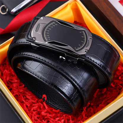 📢📢50 % de réduction！！！📍Boucle automatique pour homme avec motif crocodile