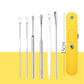 🎁 Remise limitée de 50% 🚀 Portable spirale en acier inoxydable earspoon Set de 6 pièces outil de prélèvement d'oreille