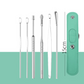 🎁 Remise limitée de 50% 🚀 Portable spirale en acier inoxydable earspoon Set de 6 pièces outil de prélèvement d'oreille