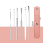🎁 Remise limitée de 50% 🚀 Portable spirale en acier inoxydable earspoon Set de 6 pièces outil de prélèvement d'oreille