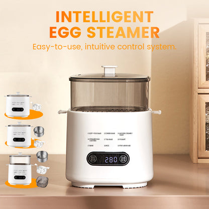 📢55% DE RÉDUCTION ! ✨Ensemble Mini Cuiseur à Œufs Multifonction avec Panneau Tactile Intelligent