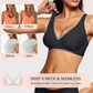 🍃 Vente chaude d'été 51% de réduction ⏰ Deep V Plunge Push-up sans fil sans couture Jelly Bra