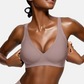 🍃 Vente chaude d'été 51% de réduction ⏰ Deep V Plunge Push-up sans fil sans couture Jelly Bra