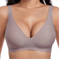 🍃 Vente chaude d'été 51% de réduction ⏰ Deep V Plunge Push-up sans fil sans couture Jelly Bra