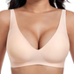 🍃 Vente chaude d'été 51% de réduction ⏰ Deep V Plunge Push-up sans fil sans couture Jelly Bra