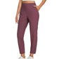 👖 🆘Moitié prix！！！✨ Pantalon élastique taille haute femme avec poches zippées 🔥