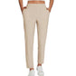 👖 🆘Moitié prix！！！✨ Pantalon élastique taille haute femme avec poches zippées 🔥