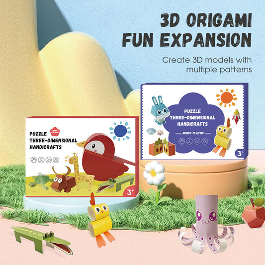 ⏳✨50% de réduction pour une durée limitée⏰Livre de Origami 3D Fait à la Main 🎨