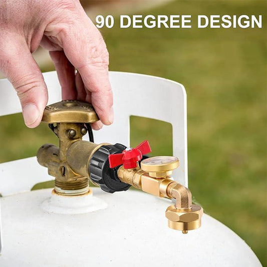 🚀50% de réduction pour une durée limitée🔥 Amérique du Nord qcc propane Inflatable Band Night Light Band robinet à boisseau sphérique gaz Tank Gas joint🔧✨
