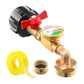 🚀50% de réduction pour une durée limitée🔥 Amérique du Nord qcc propane Inflatable Band Night Light Band robinet à boisseau sphérique gaz Tank Gas joint🔧✨