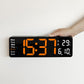 🏡59% de réduction⚡Grande horloge numérique avec température, date, heure d'été automatique, lumière de nuit, Dimmer de luminosité automatique