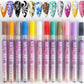 🚀🌸50% de réduction⏳ Coffret de 12 stylos à ongles✨