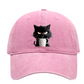 📢📢40 % de réduction !! ⏰Casquette Vintage Mignon Chat Noir