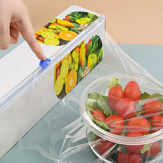 🚀🏡Achetez 3 obtenez 5 gratuit🔥 Film alimentaire transparent extensible et facile à couper