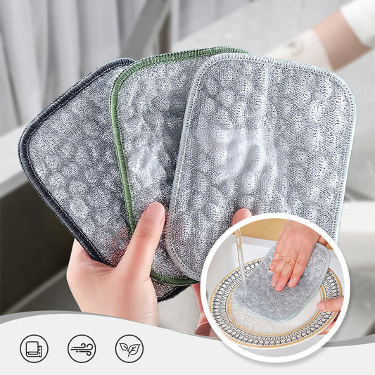 🚀Achetez 3 obtenez 2 gratuit🏡Couche de vaisselle en fil double côté sans rayures✨