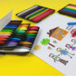 📢50% de réduction🌈✏️ Crayons triangulaires 36 couleurs - set de peinture pastel à l'huile non toxique et lavable 🎨