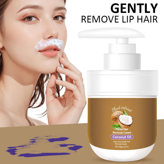 🎁 Achetez-en 5，recevez-en 5 gratuits🥥✨ Crème dépilatoire à l'huile de coco, épilation douce